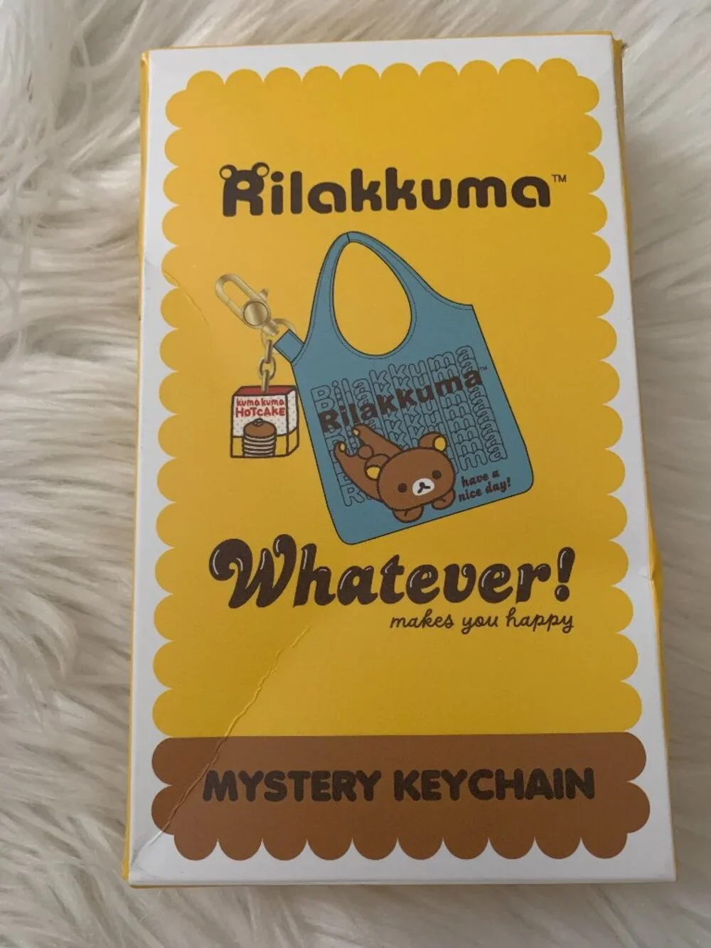 RILAKKUMA Whatever! Makes You Happy Mini Shopper Bag Blind Box Keychain